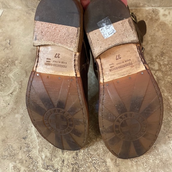 Fiorentini + Baker Eternity brown buckle moto boots Sz 37 ( approx 7) - Picture 11 of 15